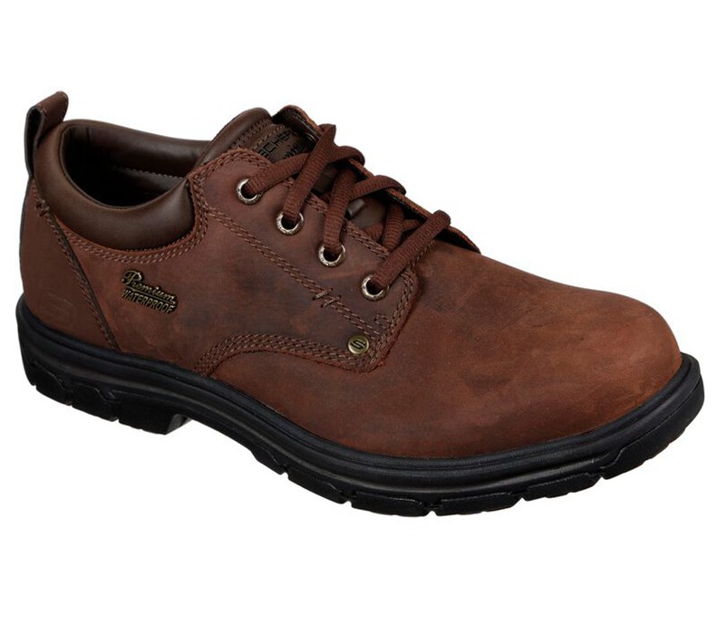 Skechers Herr Bruna Snörskor - Relaxed Fit: Segment - Ridgeman - Sverige (SUDXY-5809)